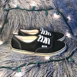 Black Vans Size 6